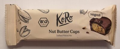 Bio Koro Nut Butter Cups Salty Pistachio 3x13g