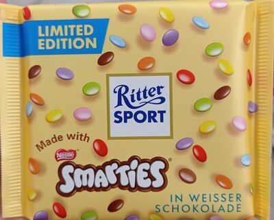 Ritter Sport Smarties Weiße Tafel 100g