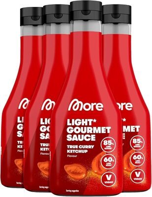 More Nutrition Light Gourmet Sauce True Curry Ketchup 285ml
