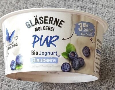 Bio Gläserne Molkerei JoghurtPur Blaubeere 3,8% 150g
