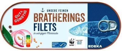 MSC GUT&GÜNSTIG Bratheringsfilet in würziger Marinade 325g