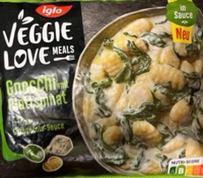 Iglo Gnocchi mit Blattspinat 450g