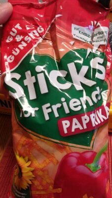 GUT&GÜNSTIG Kartoffelsticks Paprika 125g
