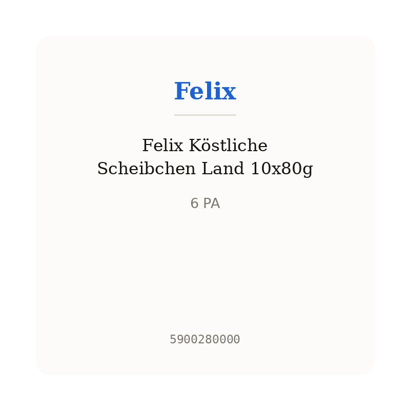 Felix Köstliche Scheibchen Land 10x80g