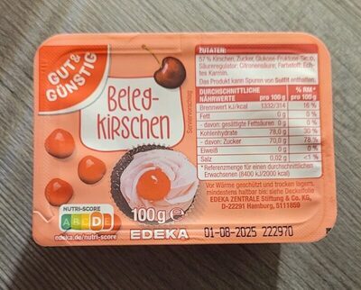 GUT&GÜNSTIG Belegkirschen 100g