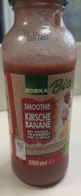 Bio EDEKA Smoothie Kirsch Banane Aronia Cranberry 250ml