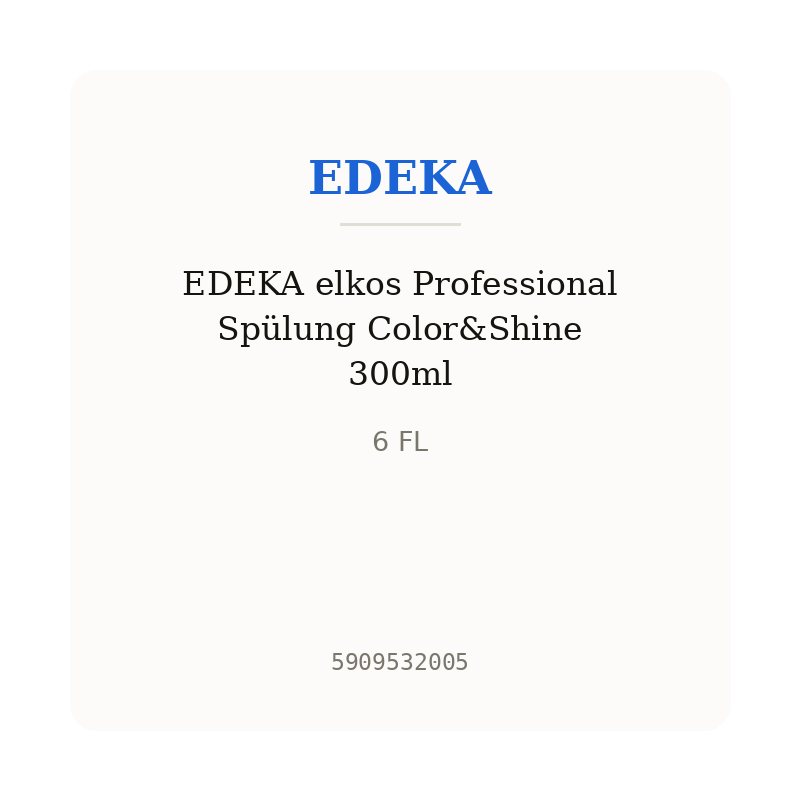 EDEKA elkos Professional Spülung Color&Shine 300ml
