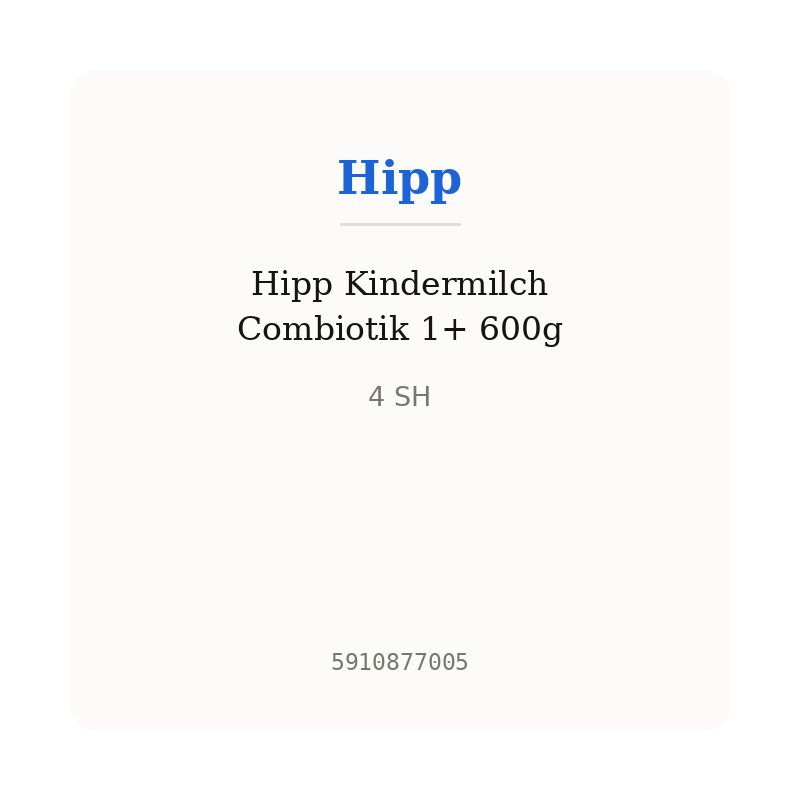 Hipp Kindermilch Combiotik 1+ 600g