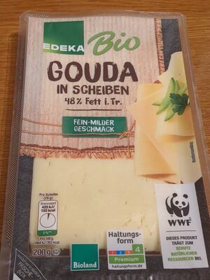 Bio EDEKA Gouda 48% in Scheiben 200g