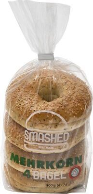 Smashed Bagels Mehrkorn 4ST 300g