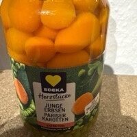 EDEKA Herzstücke Erbsen mit Pariser Karotten extra fein 530g