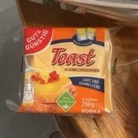 GUT&GÜNSTIG Schmelzkäse-Scheiben Toast 250g VLOG
