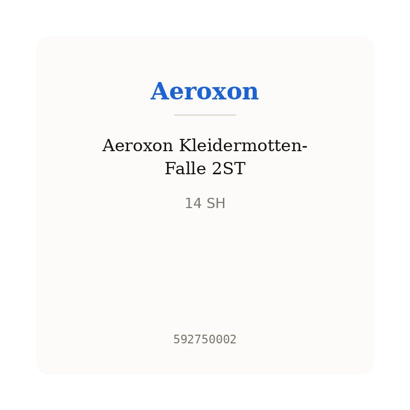Aeroxon Kleidermotten-Falle 2ST
