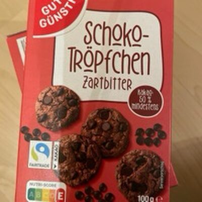 GUT&GÜNSTIG Schoko Tropfen Zartbitter 100g