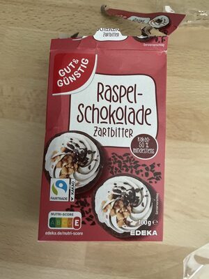 GUT&GÜNSTIG Raspelschokolade Zartbitter 100g