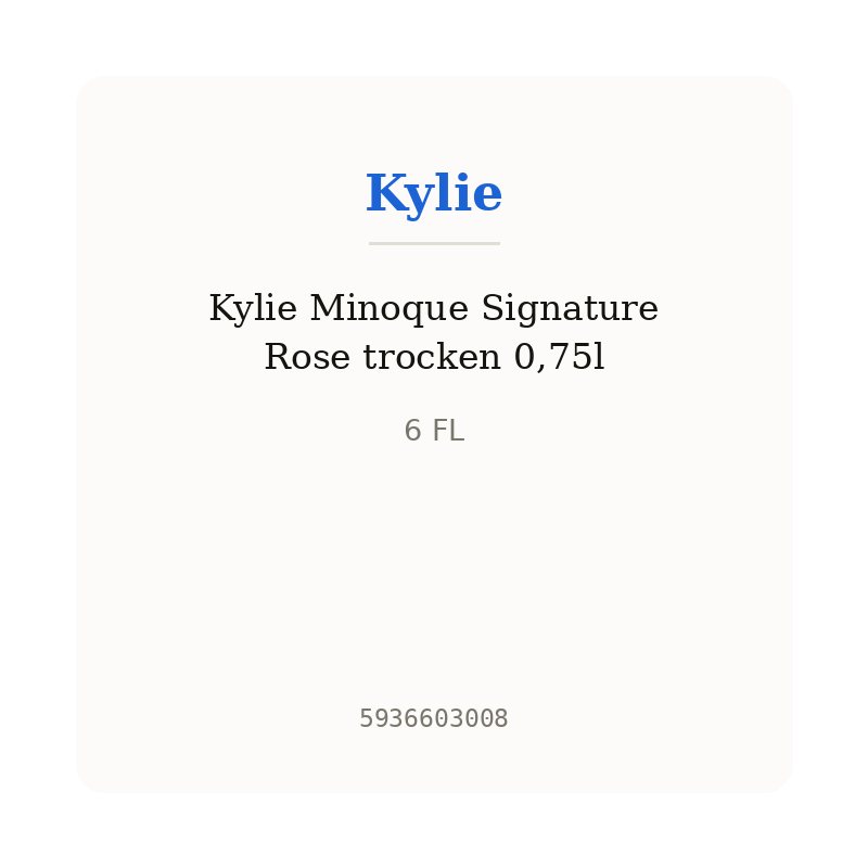Kylie Minoque Signature Rose trocken 0,75l