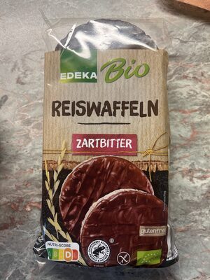 Bio EDEKA Reiswaffeln mit Zartbitterschokoladenüberzug 100g