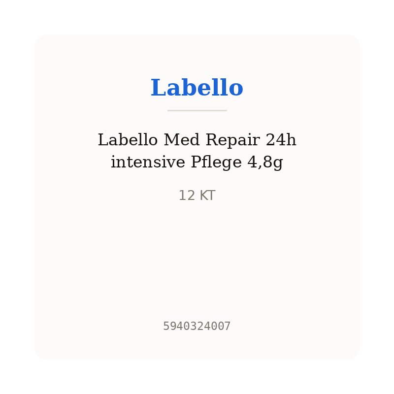 Labello Med Repair 24h intensive Pflege 4,8g