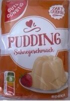 GUT&GÜNSTIG Puddingpulver Sahne 114g