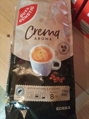GUT&GÜNSTIG Caffe Crema ganze Bohnen 1000g