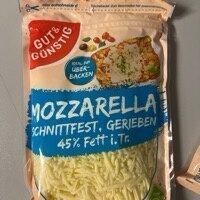 GUT&GÜNSTIG Mozzarella gerieben 45% 250g VLOG
