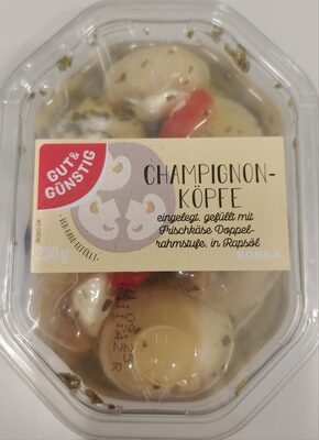 GUT&GÜNSTIG Champignons mit Frischkäse 230g