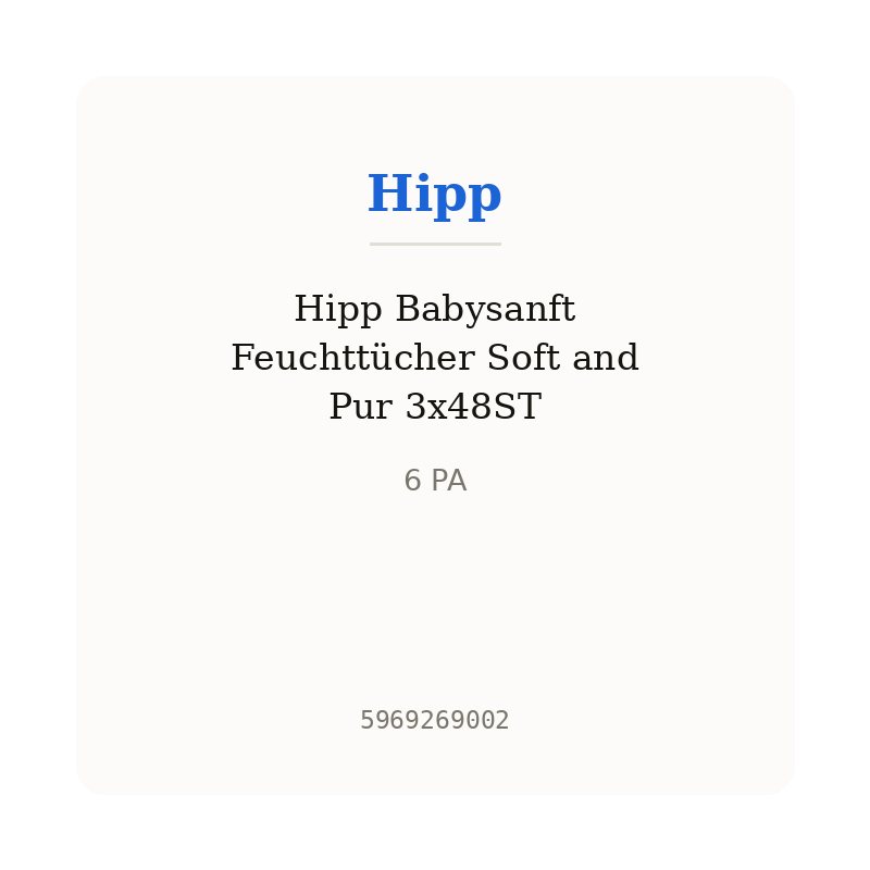 Hipp Babysanft Feuchttücher Soft and Pur 3x48ST