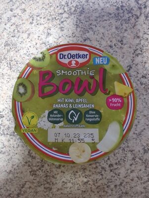 Dr.Oetker Smoothie Bowl Kiwi-Apfel-Ananas 200g