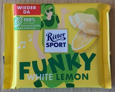 Ritter Sport White Lemon Tafel 100g