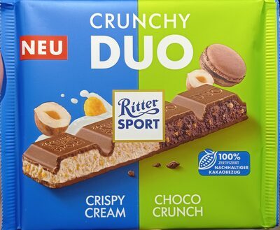 Ritter Sport Crunchy Duo Tafel 218g