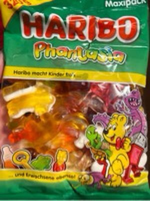 Haribo Fruchtgummi mit Schaumzucker teilweise mit Cola Geschmack Phantasia 320g