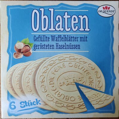 Dr.Quendt Oblaten Haselnuss 150g