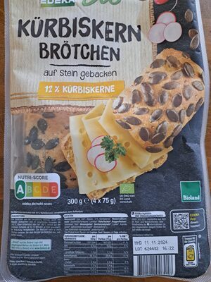 Bio EDEKA Kürbiskernbrötchen 300g