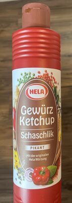Hela Gewürz Ketchup Schaschlik pikant 800ml