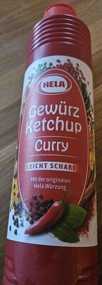 Hela Gewürz Ketchup Curry leicht scharf 800ml