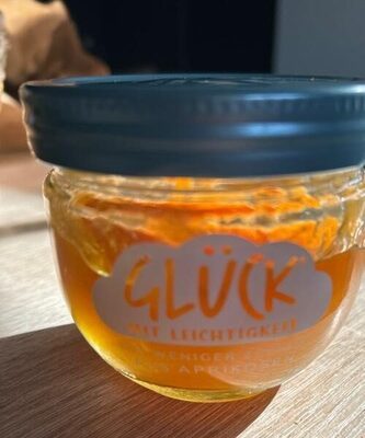 Glück Fruchtaufstrich Aprikose weniger Zucker 230g