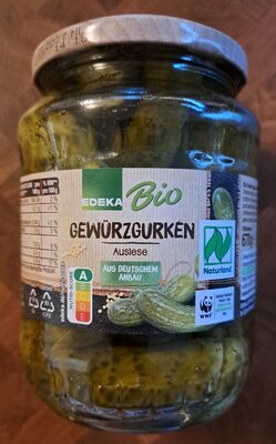 Bio EDEKA Gewürzgurken 670g