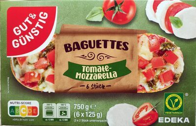 GUT&GÜNSTIG Baguette Tomate-Mozzarella 750g