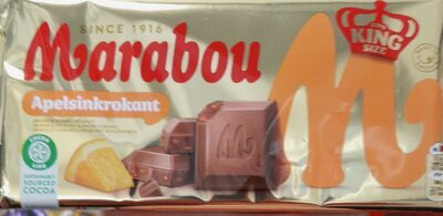 Marabou Tafel Apelsinkrokant 220g