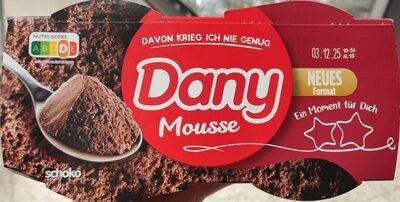 Dany Mousse Schoko 2x60g