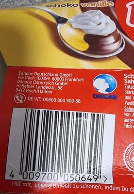 Dany Pudding Schoko-Vanille 2x115g
