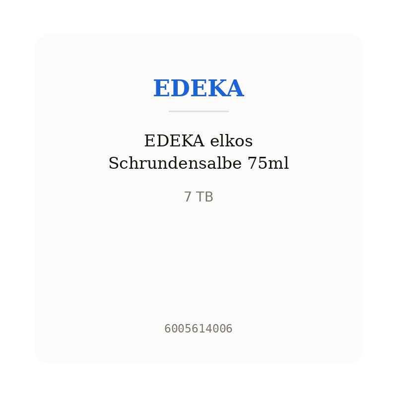 EDEKA elkos Schrundensalbe 75ml