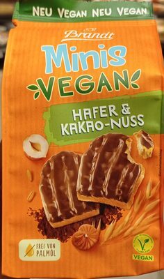Brandt Minis Vegan Hafer&Kakao-Nuss 85g