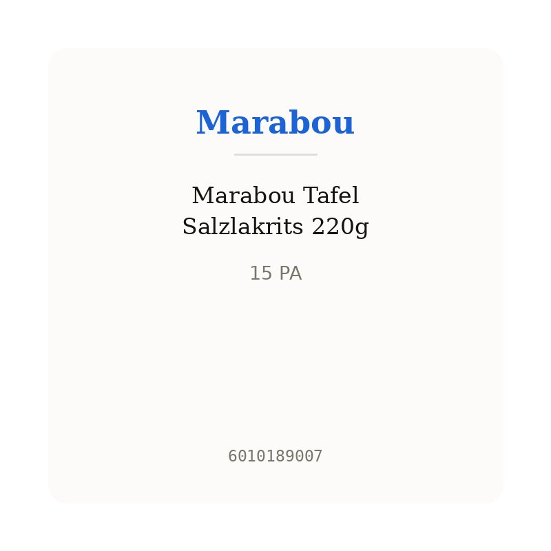 Marabou Tafel Salzlakrits 220g