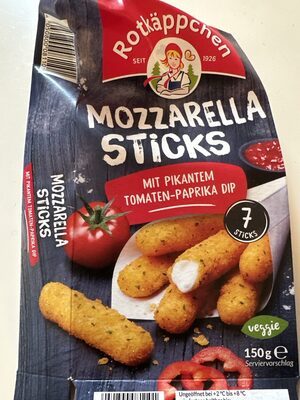 Rotkäppchen Mozzarella Sticks 45% Vollfettstufe 150g