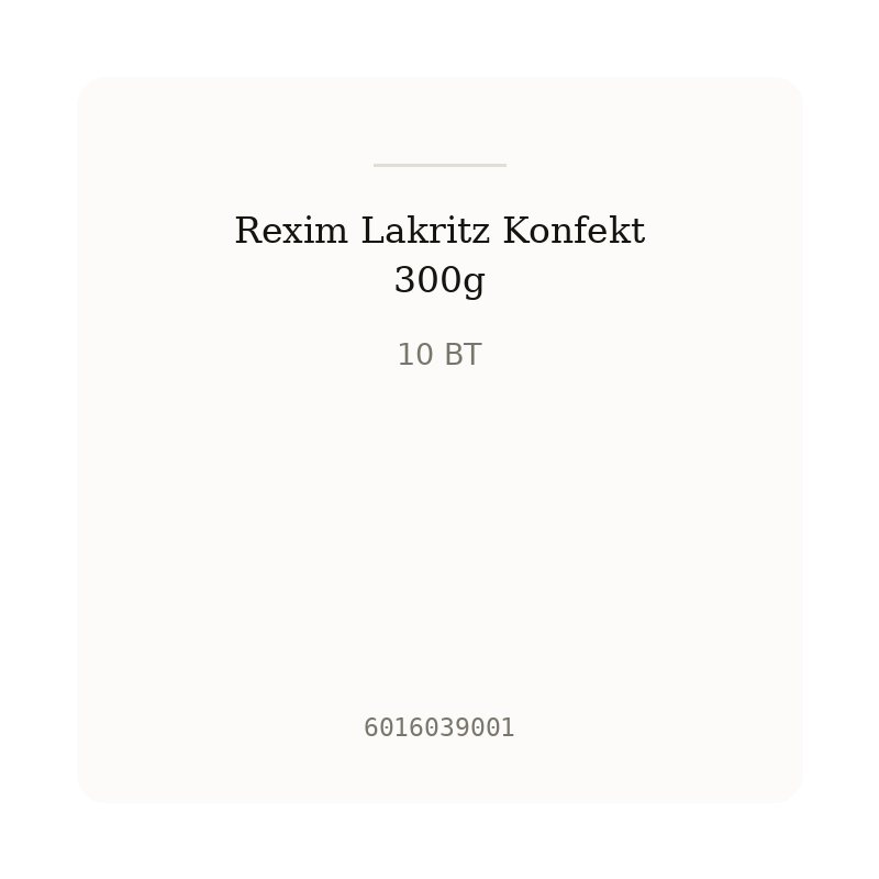 Rexim Lakritz Konfekt 300g