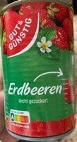 GUT&GÜNSTIG Erdbeeren leicht gezuckert 410g
