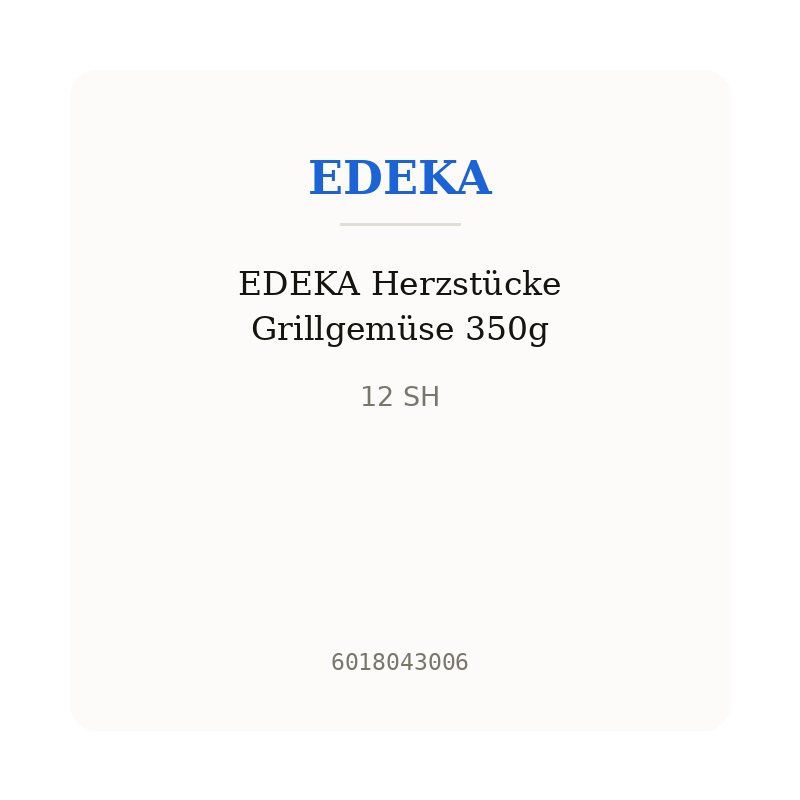 EDEKA Herzstücke Grillgemüse 350g