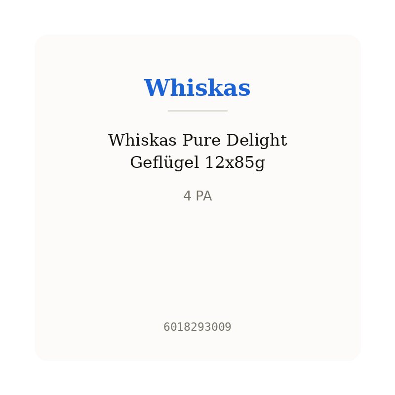 Whiskas Pure Delight Geflügel 12x85g