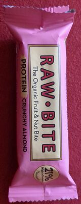 Bio Raw Bite Fruchtriegel Protein Crunchy Almond 45g